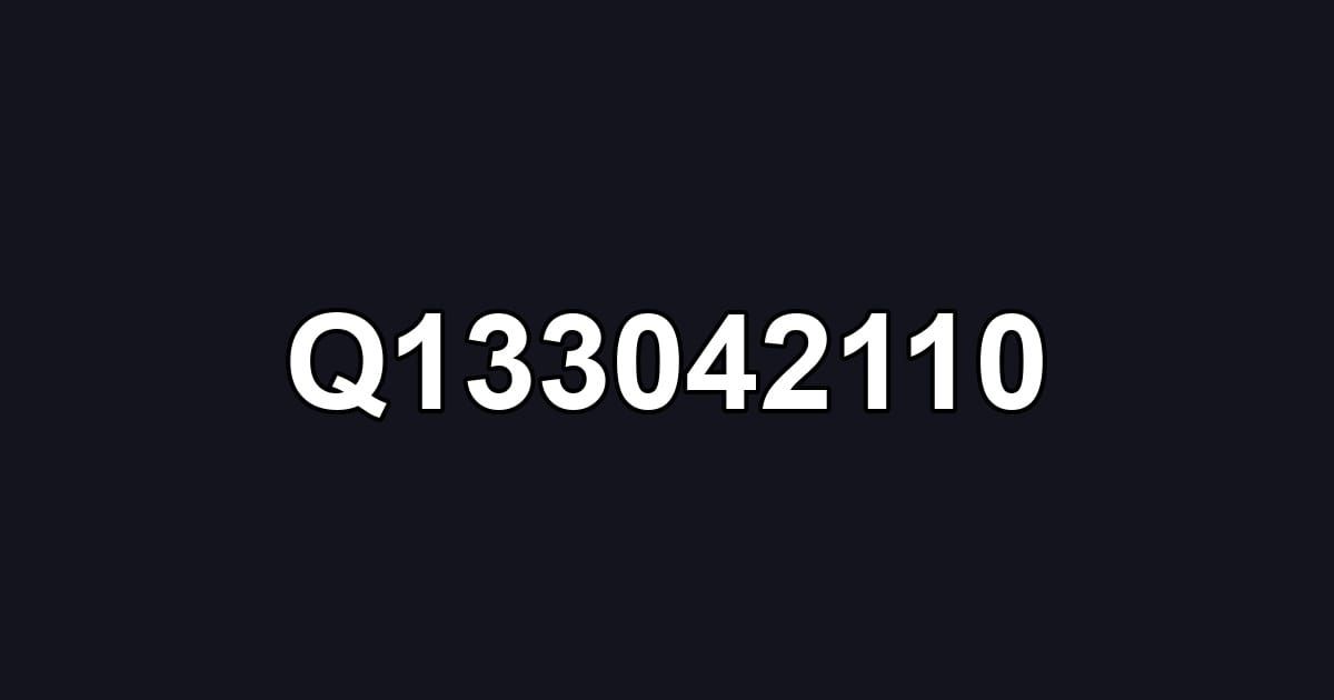 Q133042110