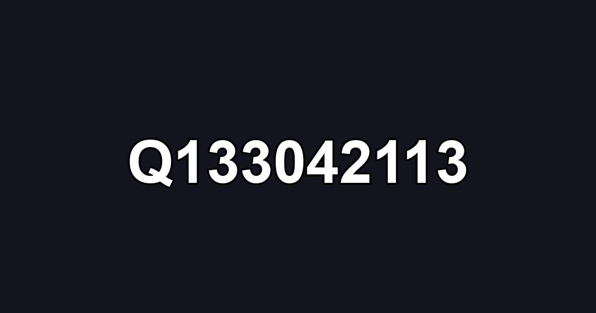 Q133042113