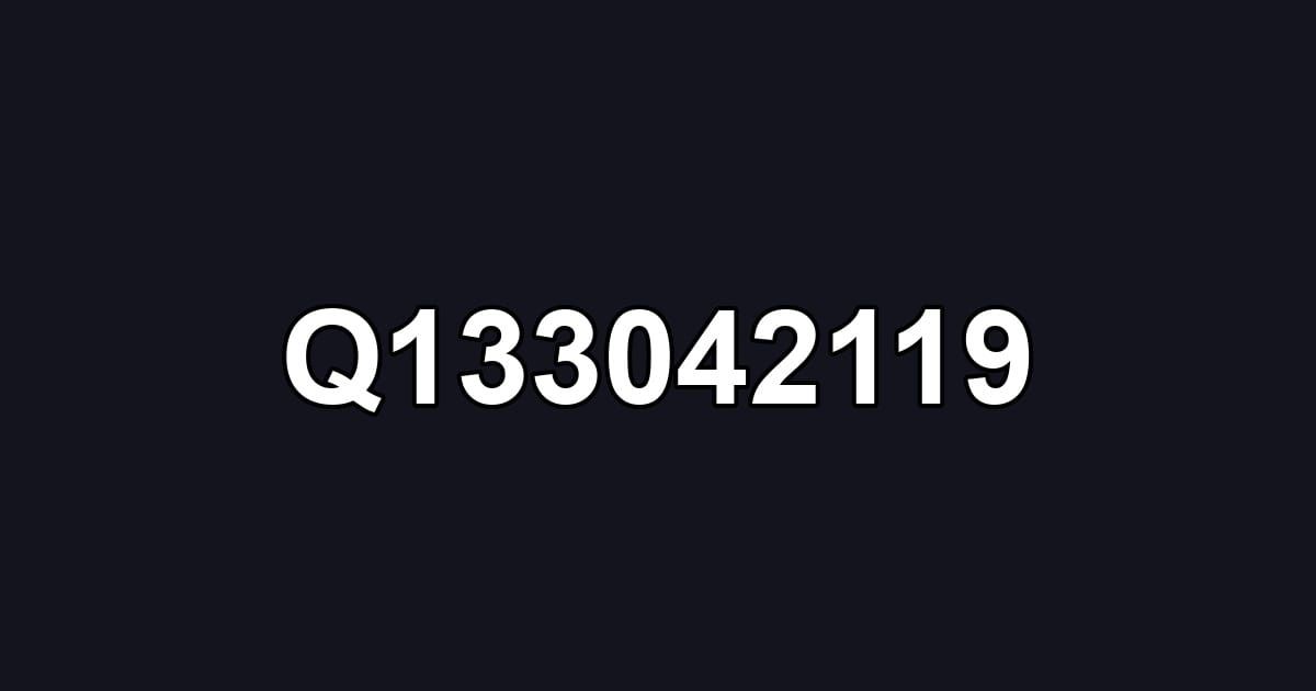 Q133042119