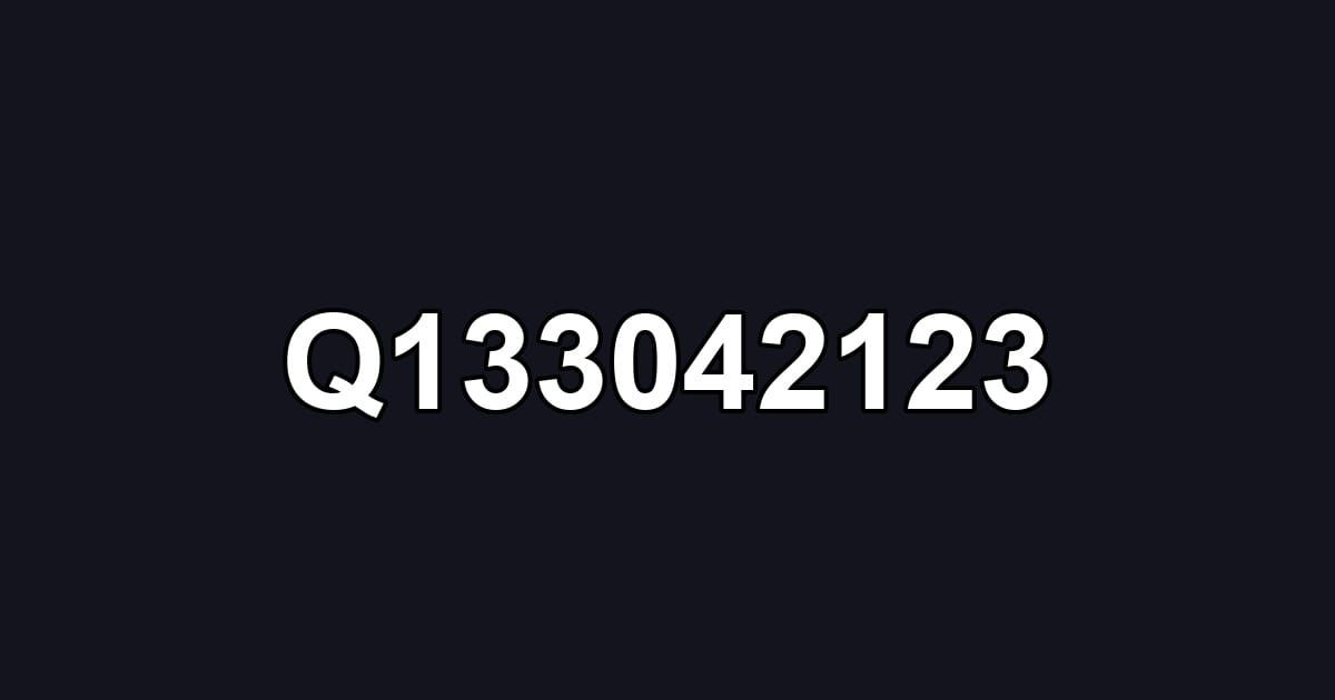 Q133042123
