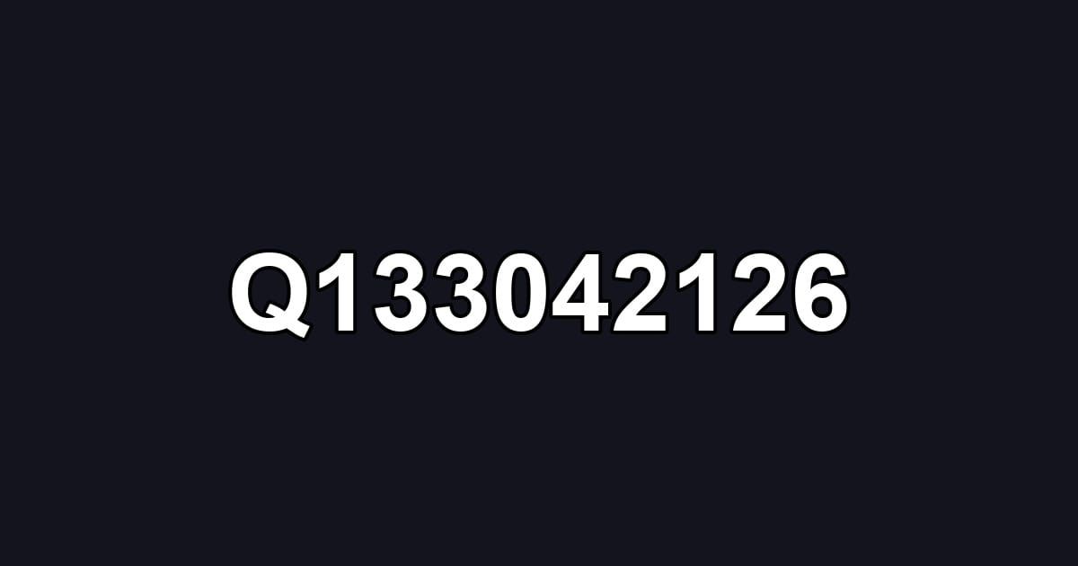 Q133042126