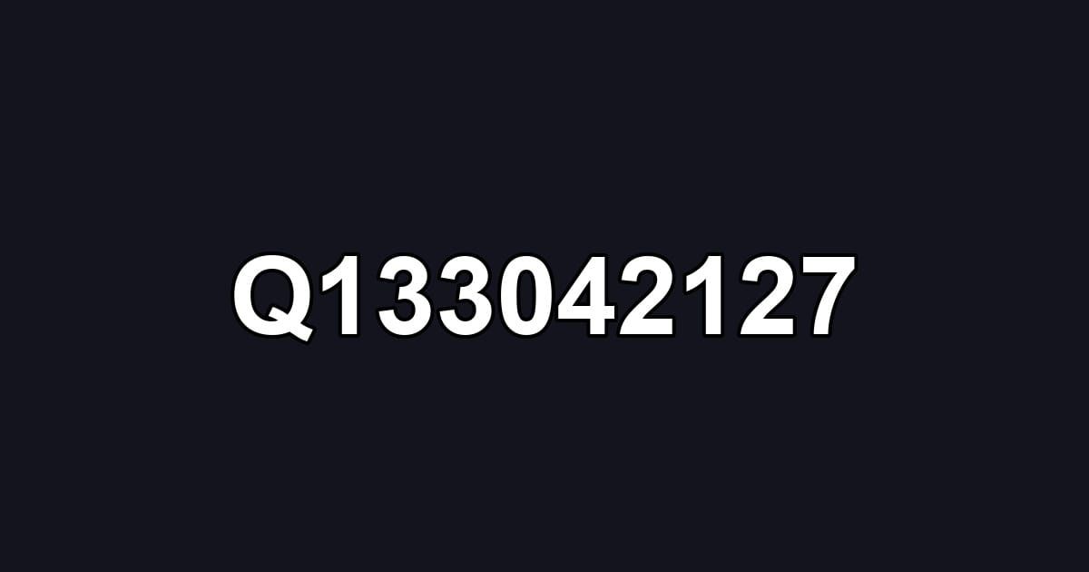 Q133042127