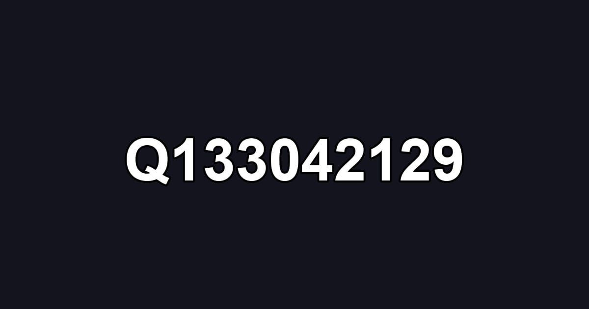 Q133042129