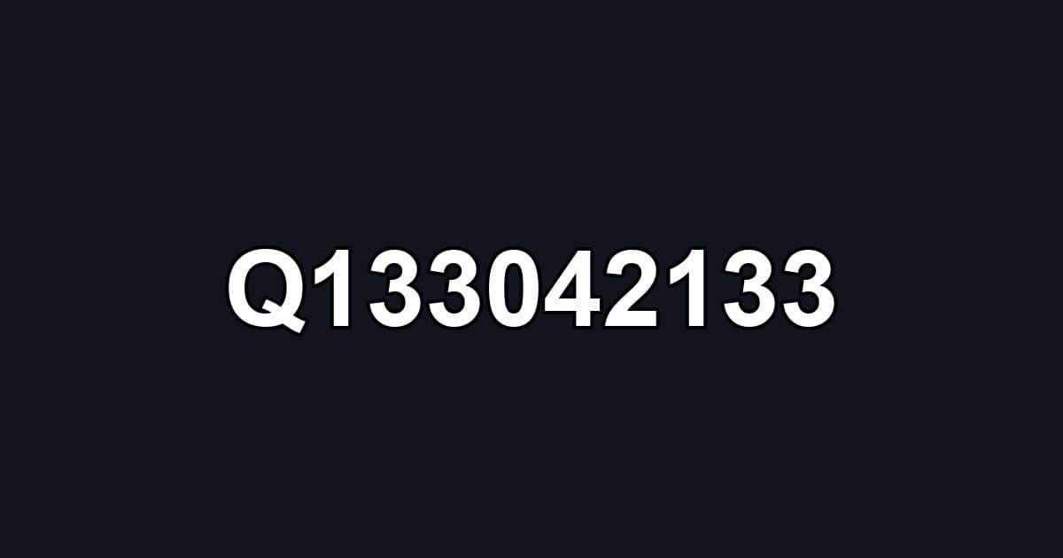Q133042133