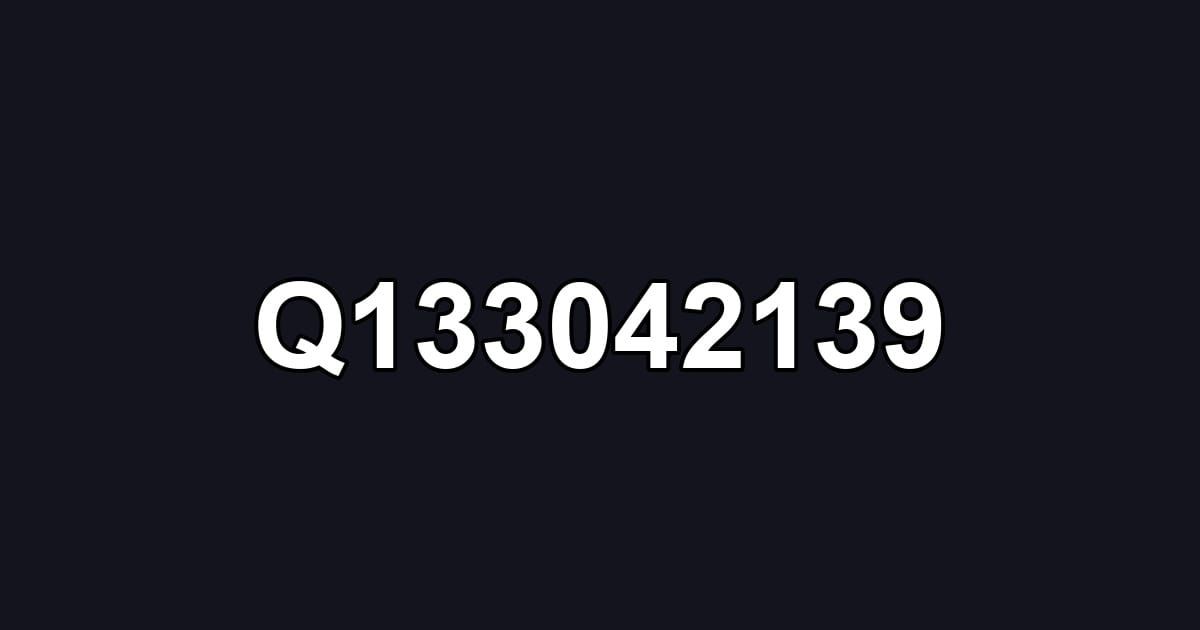 Q133042139