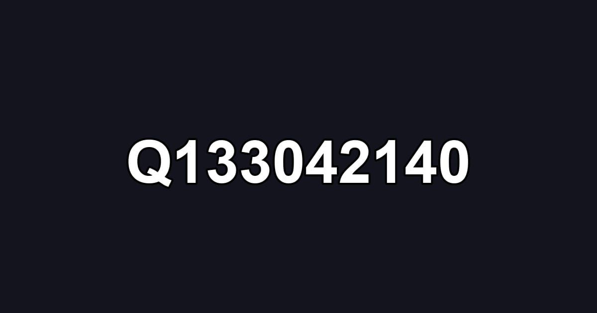 Q133042140