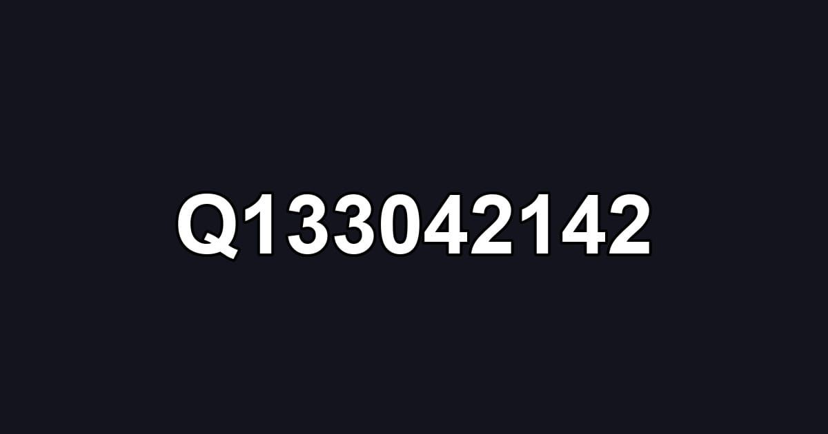 Q133042142