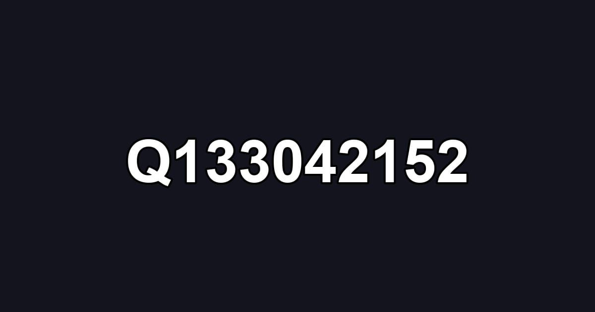 Q133042152