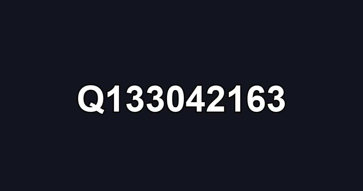 Q133042163