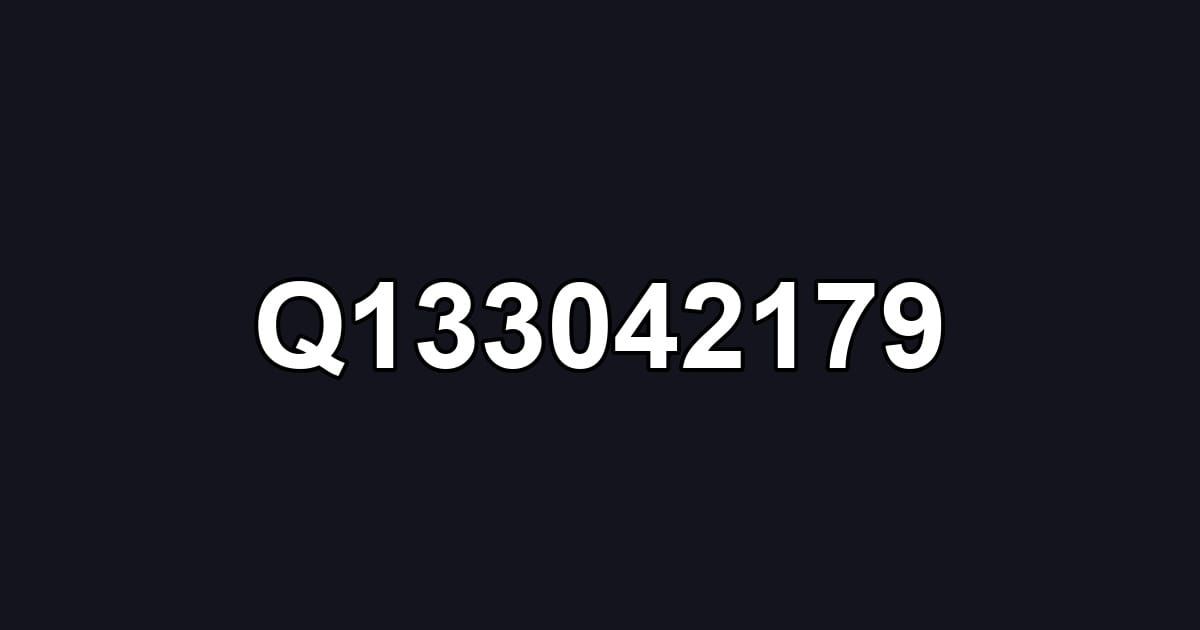 Q133042179