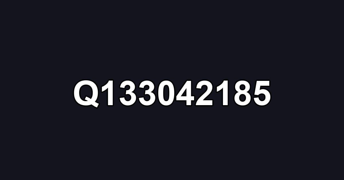 Q133042185