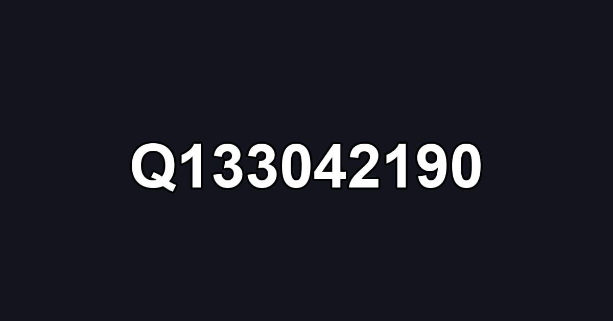 Q133042190