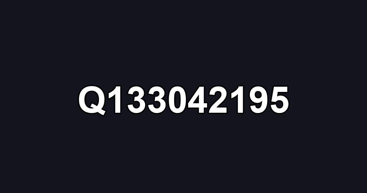 Q133042195