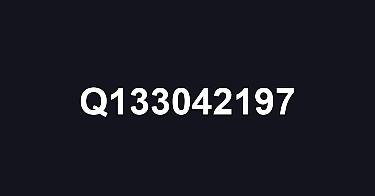 Q133042197