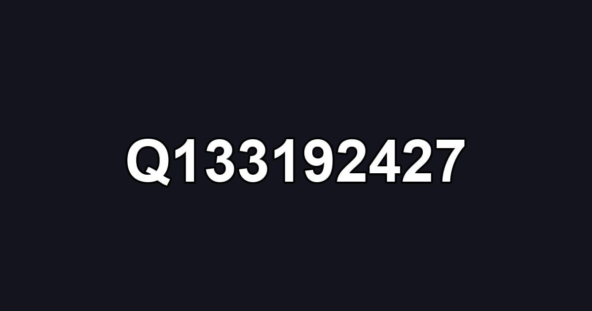Q133192427