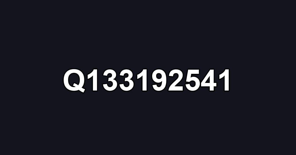 Q133192541
