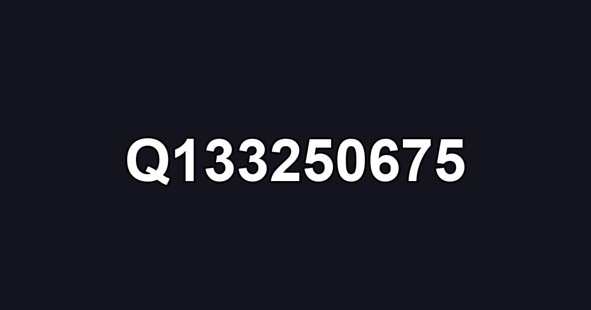 Q133250675