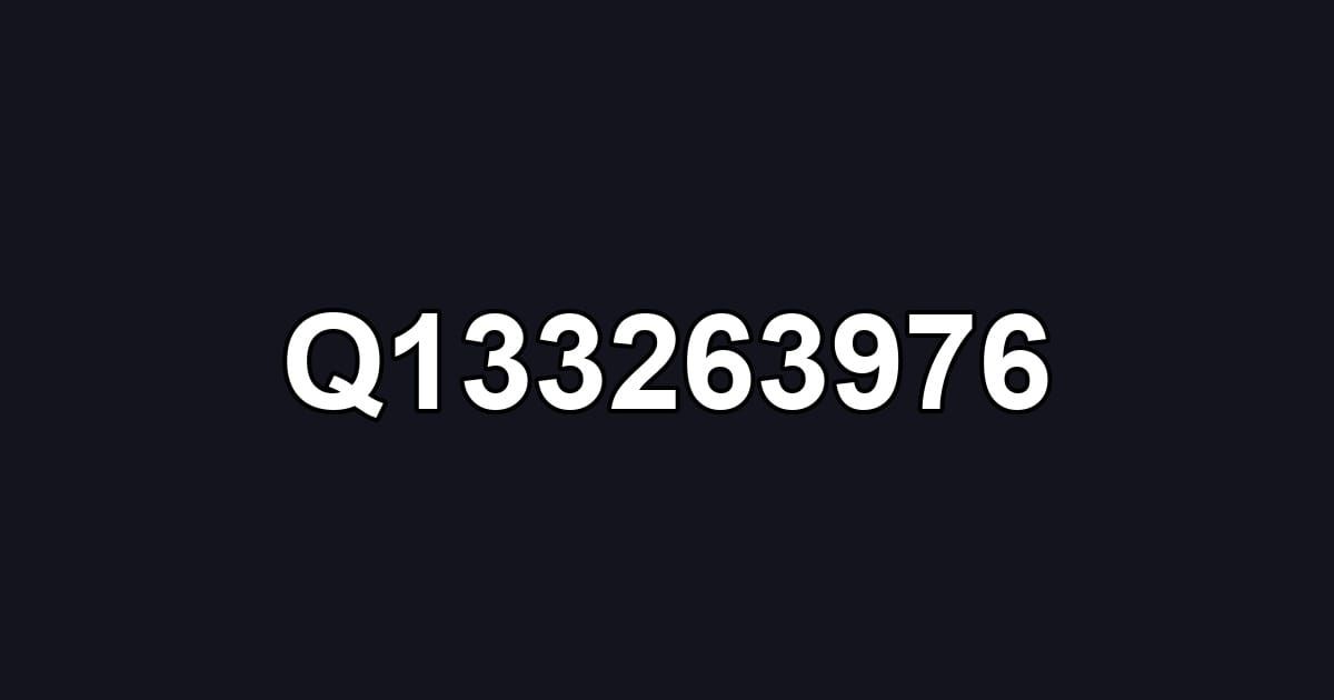 Q133263976