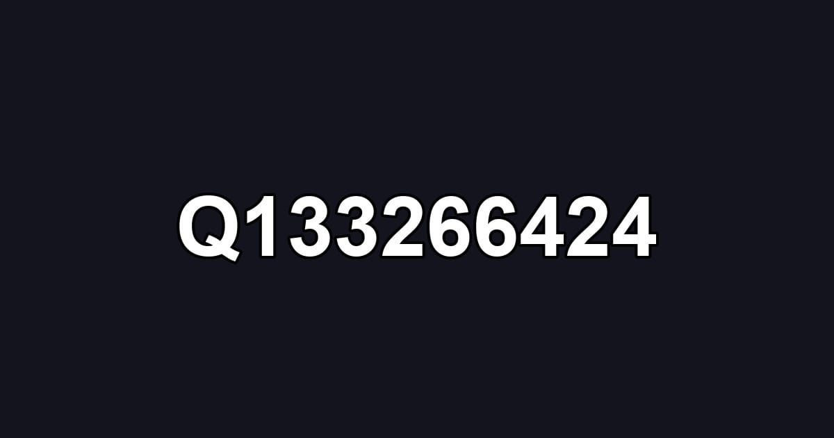 Q133266424