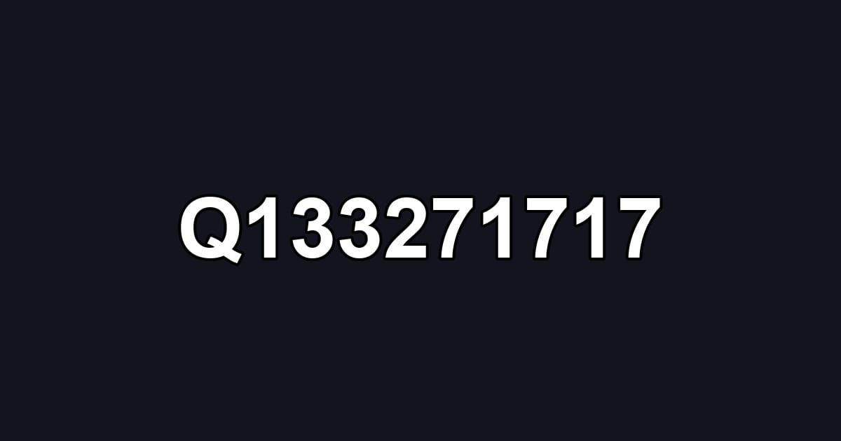 Q133271717