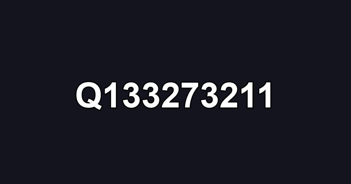 Q133273211