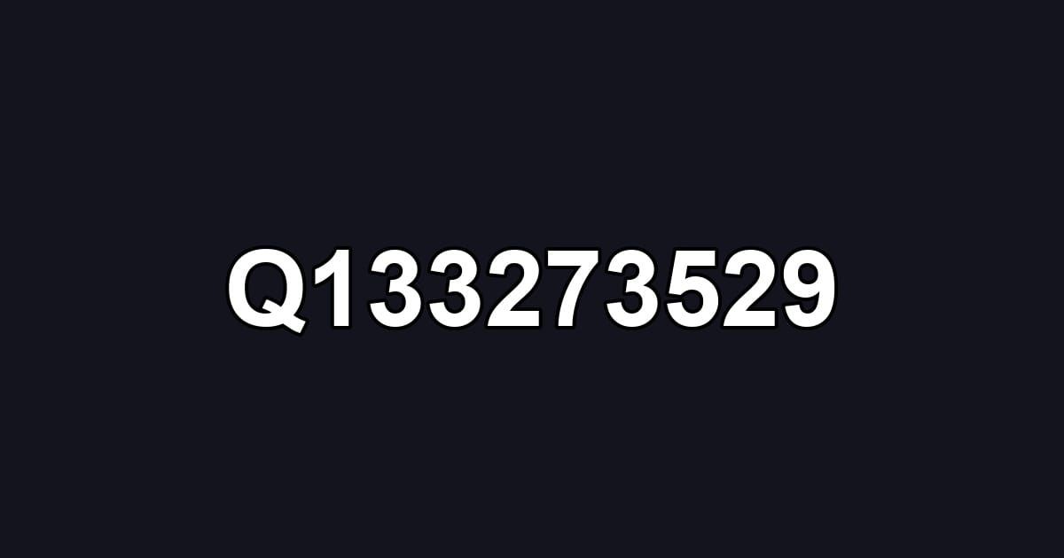 Q133273529