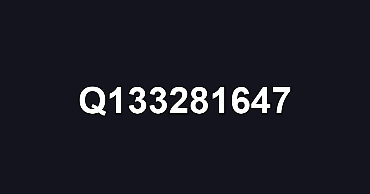 Q133281647