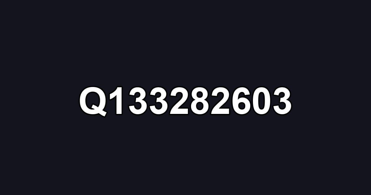 Q133282603