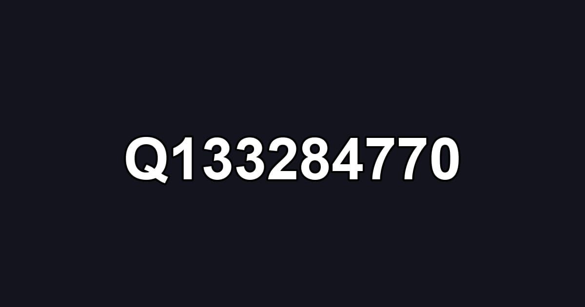 Q133284770