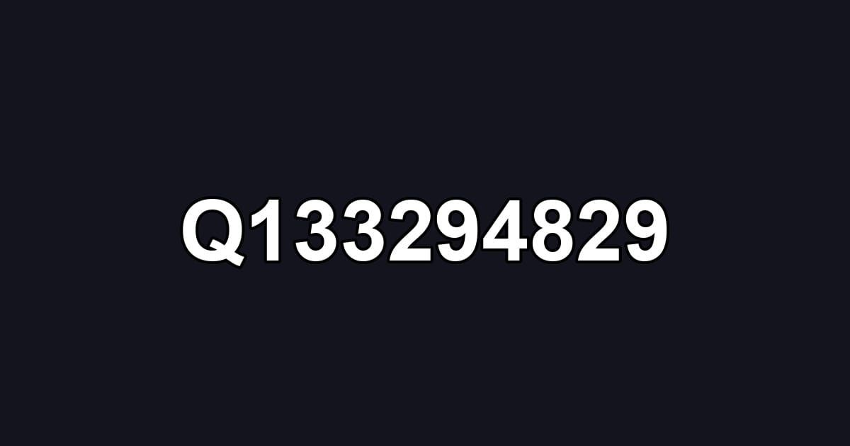 Q133294829