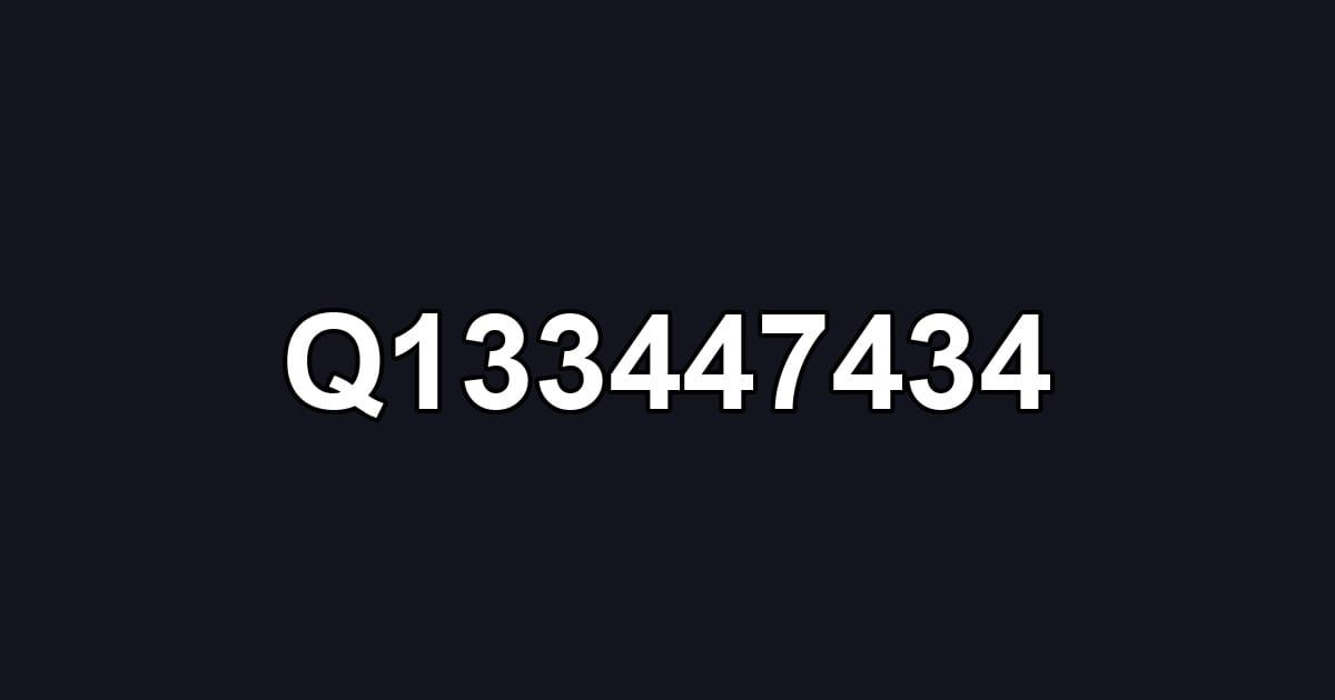 Q133447434