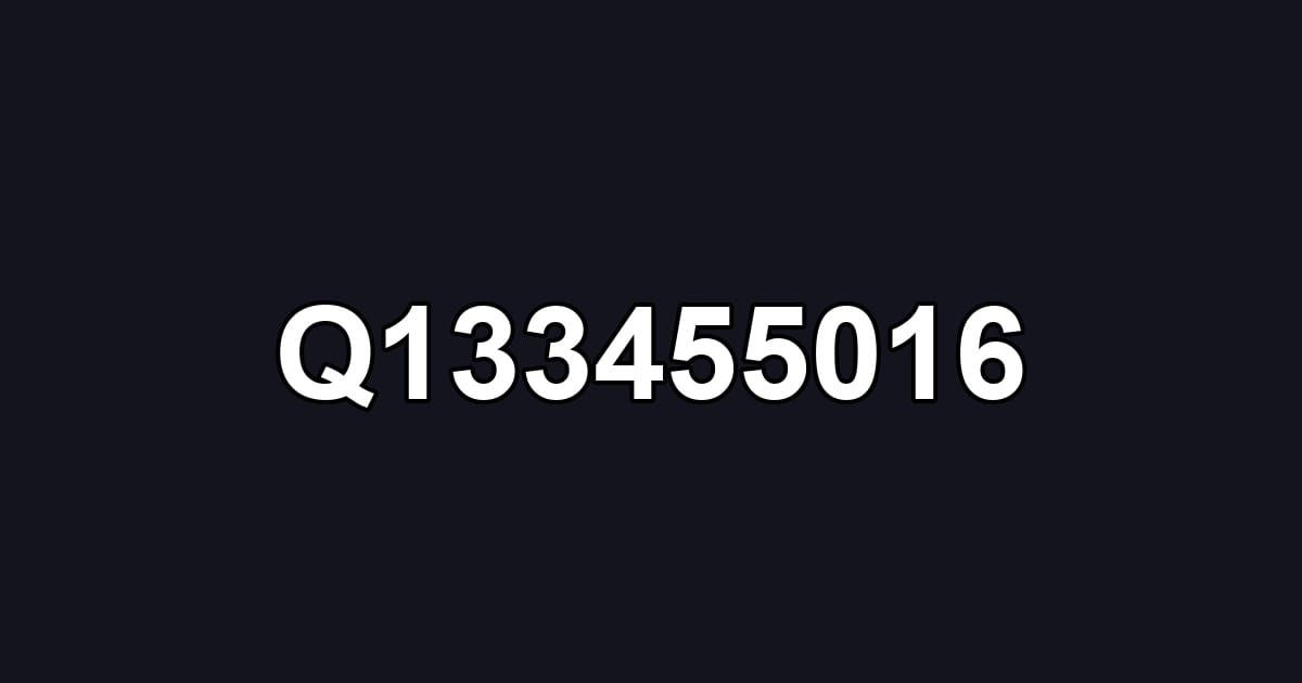 Q133455016