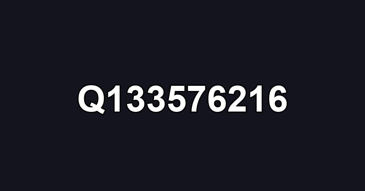 Q133576216