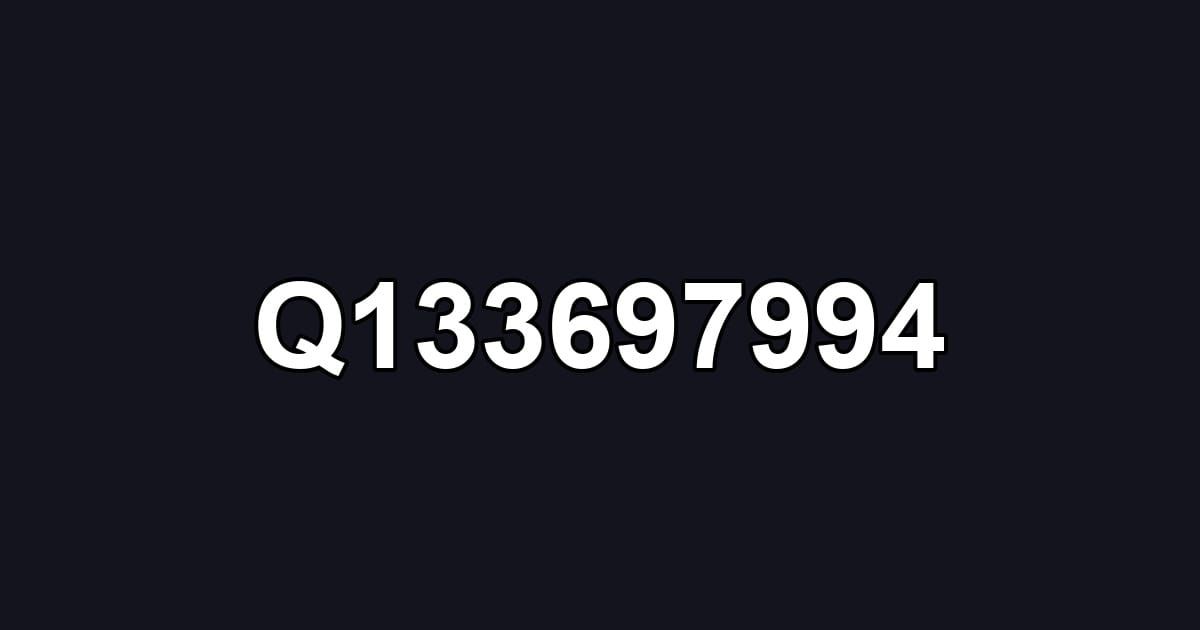 Q133697994