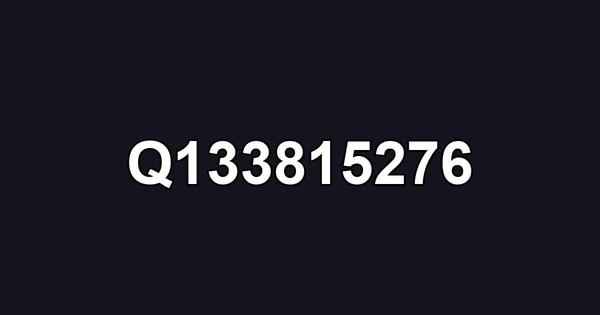 Q133815276
