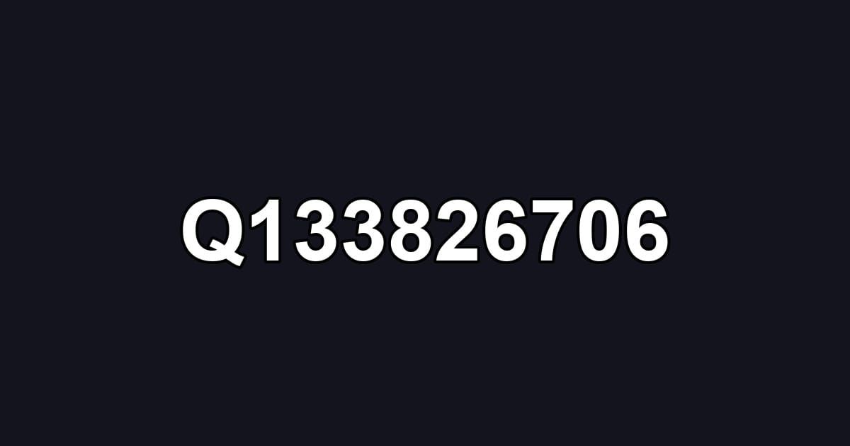 Q133826706
