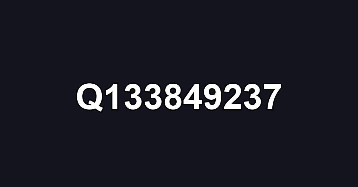 Q133849237