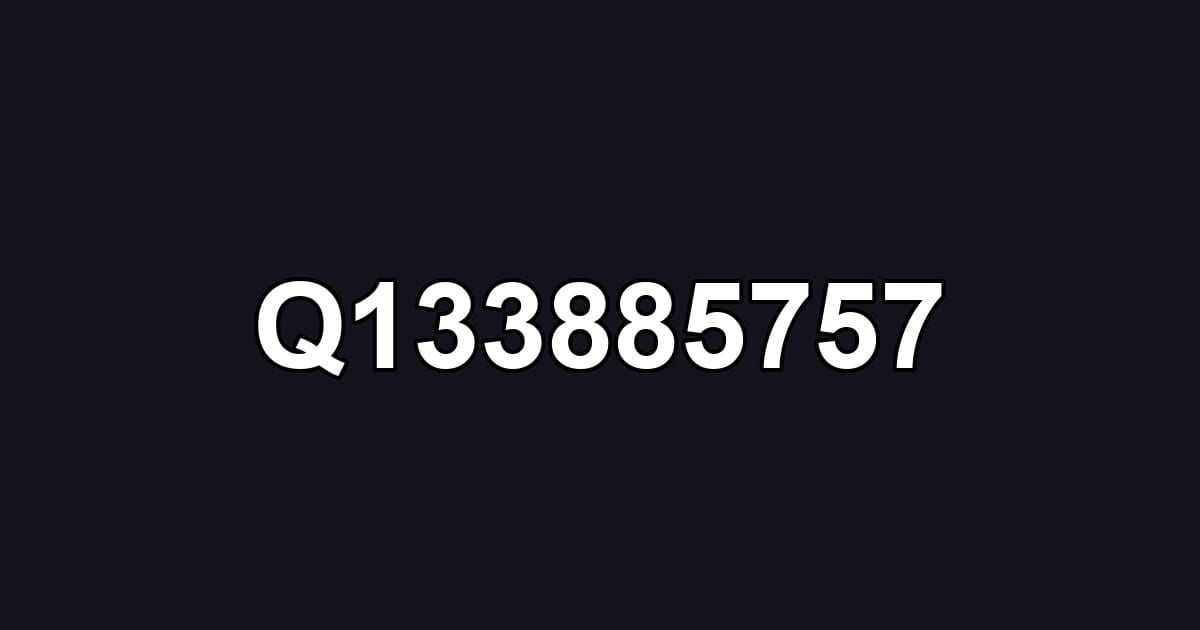 Q133885757