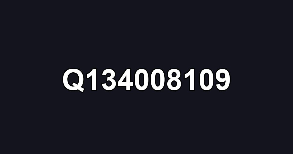 Q134008109