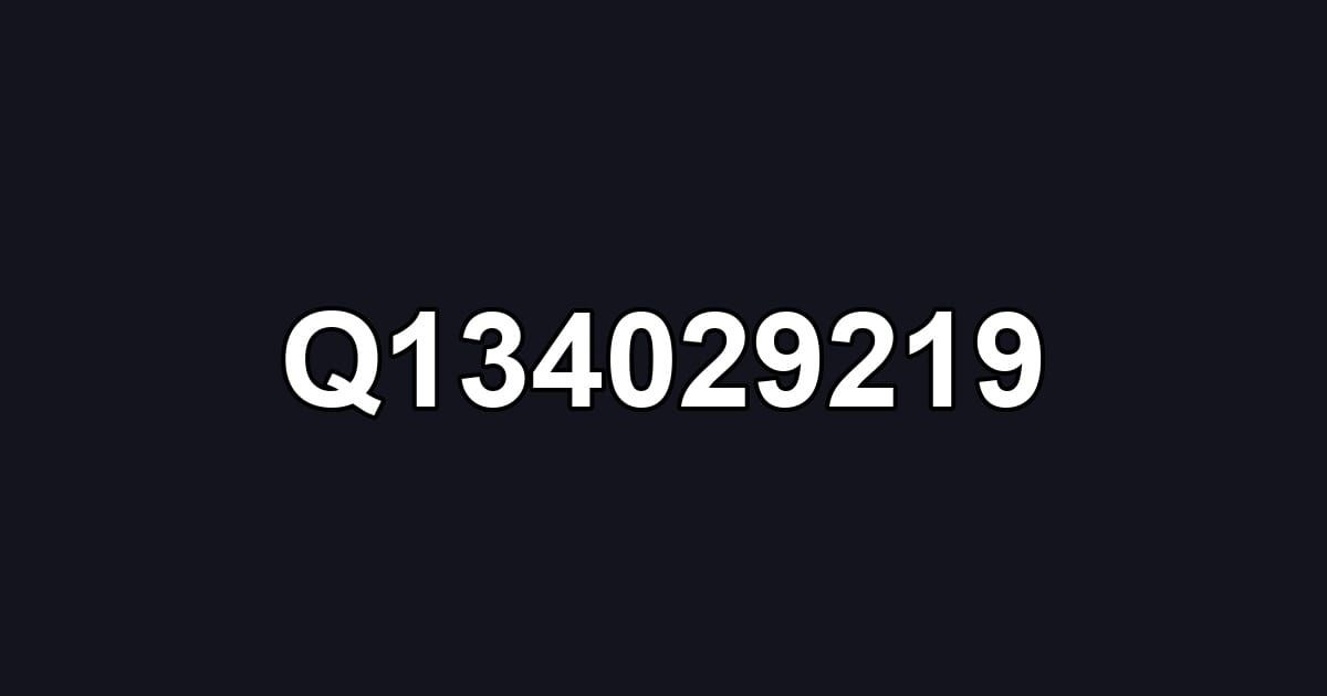 Q134029219
