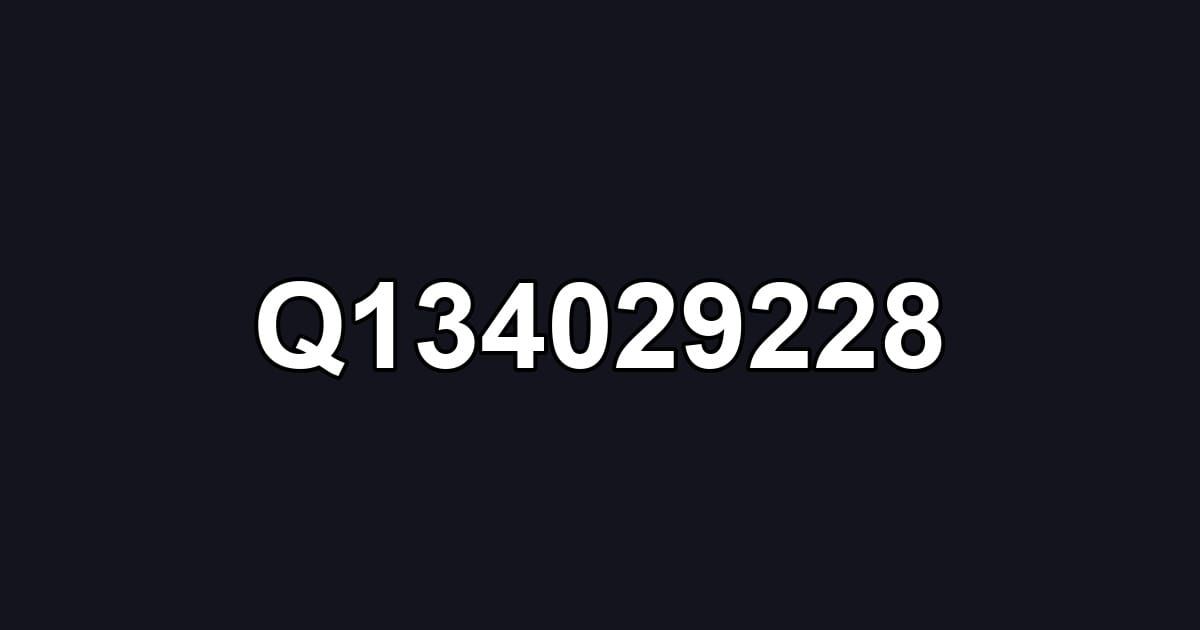 Q134029228