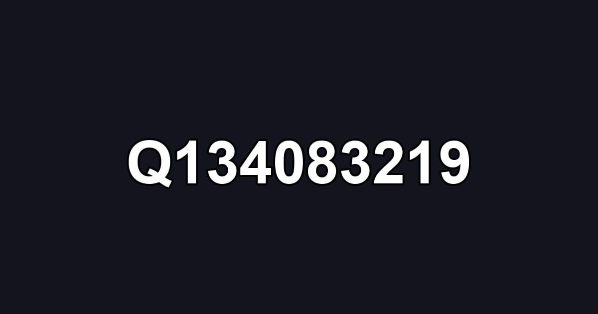 Q134083219