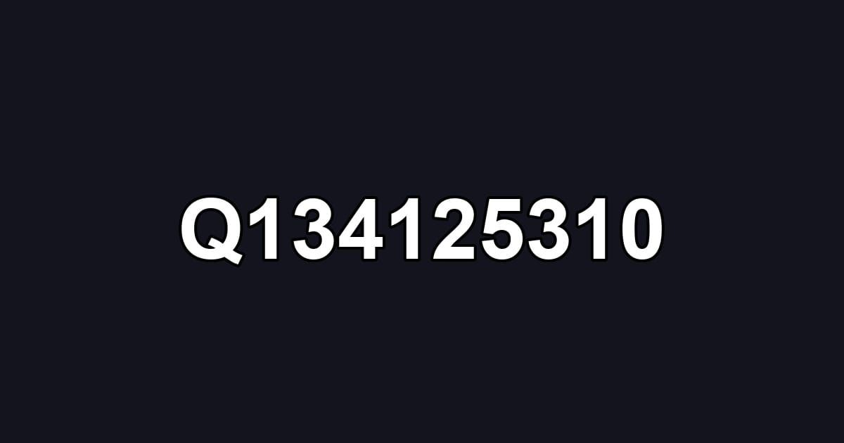 Q134125310