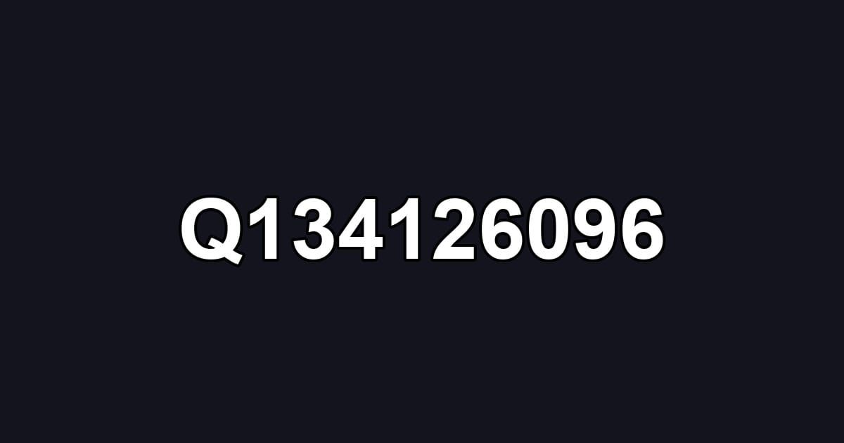 Q134126096