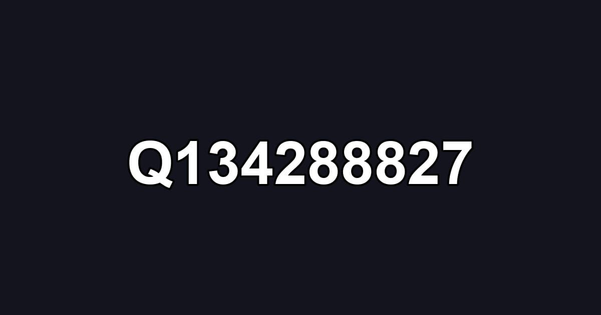 Q134288827
