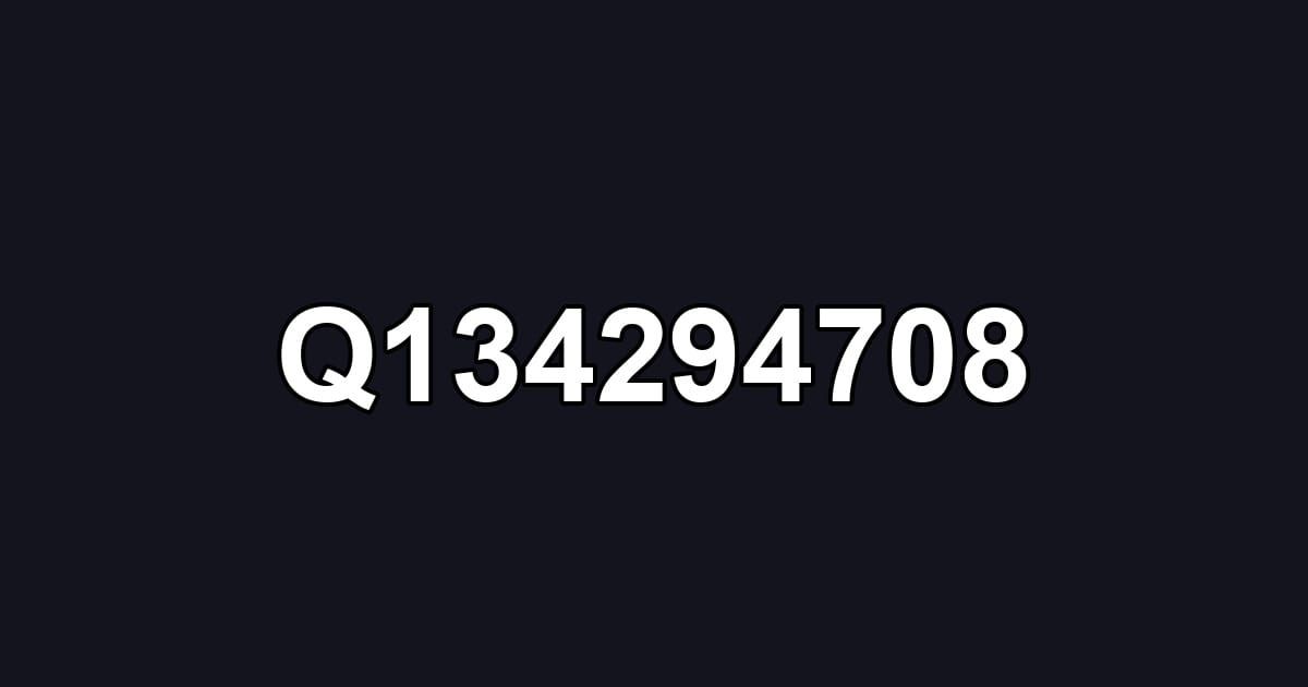 Q134294708
