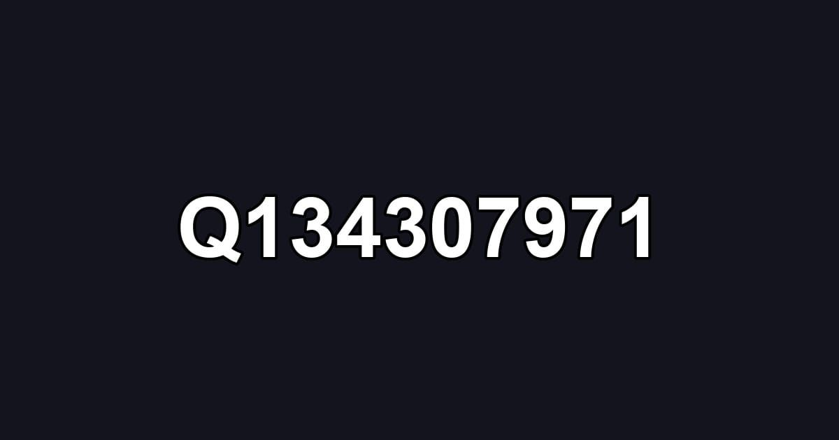 Q134307971