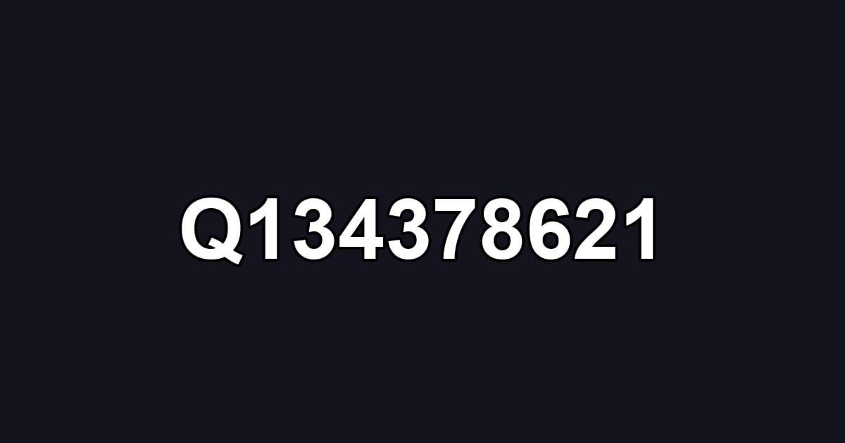 Q134378621