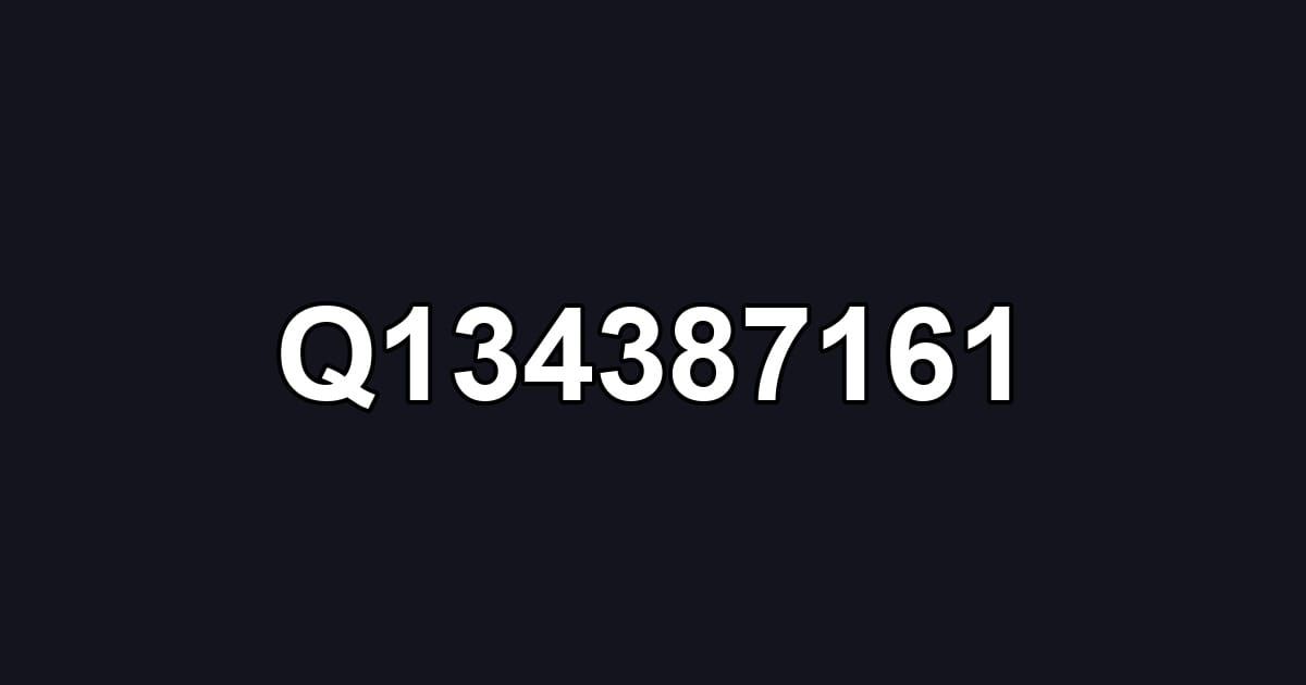 Q134387161