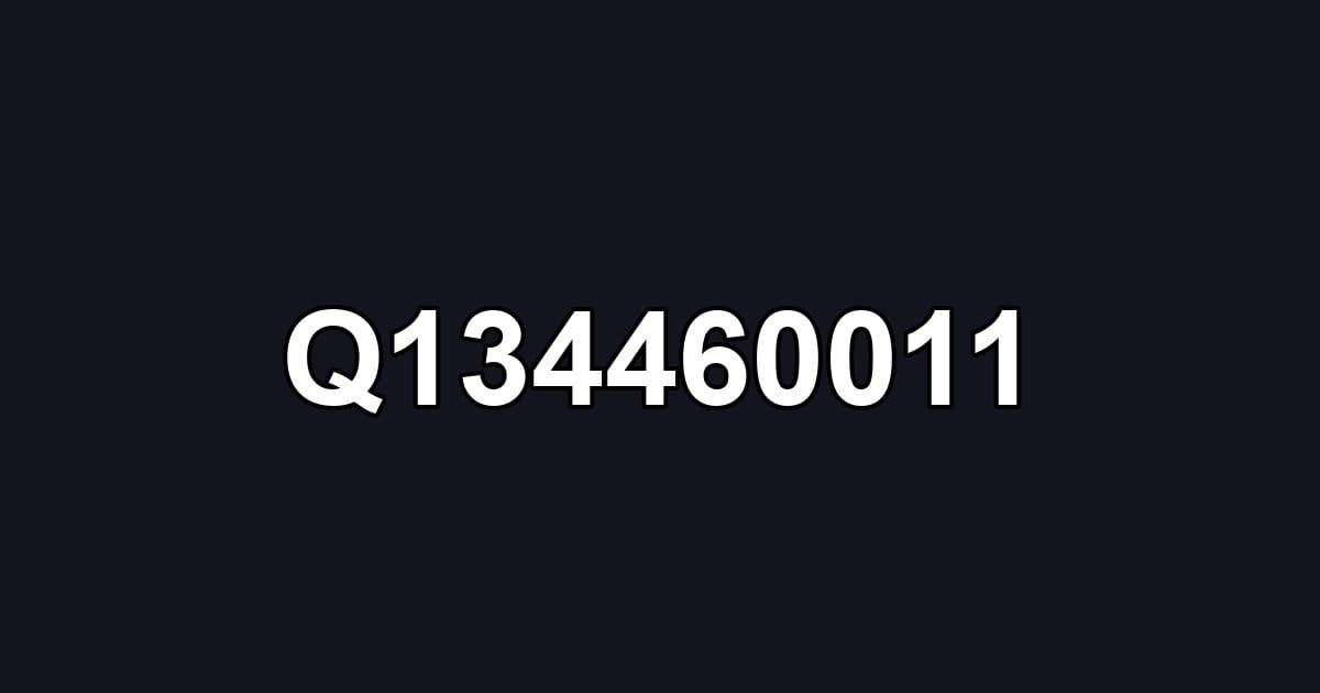 Q134460011